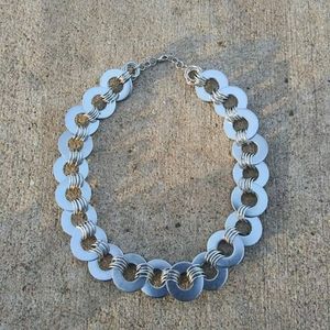 Washer Stainless Steel Jumpring Necklace